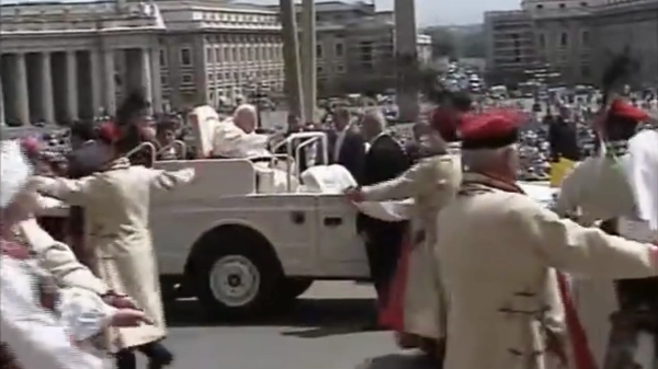 Zespół Regionalny "Mogilanie" u Jana Pawła II